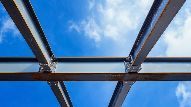 Erecting Steel Beams